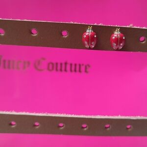 Vintage Juicy Couture Ladybug Earrings